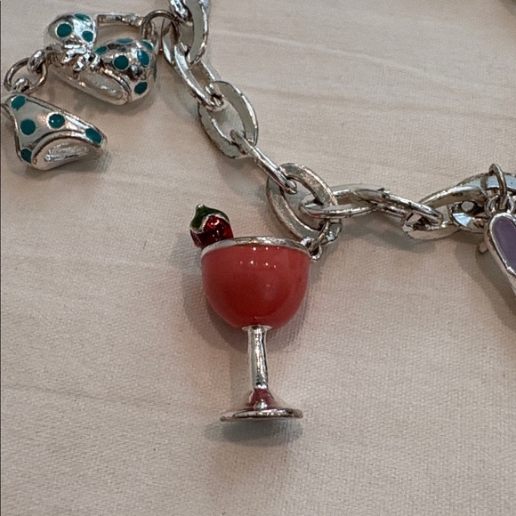 Cruise, Vacation Themed Silver Tone Bracelet - Picture 3 of 6